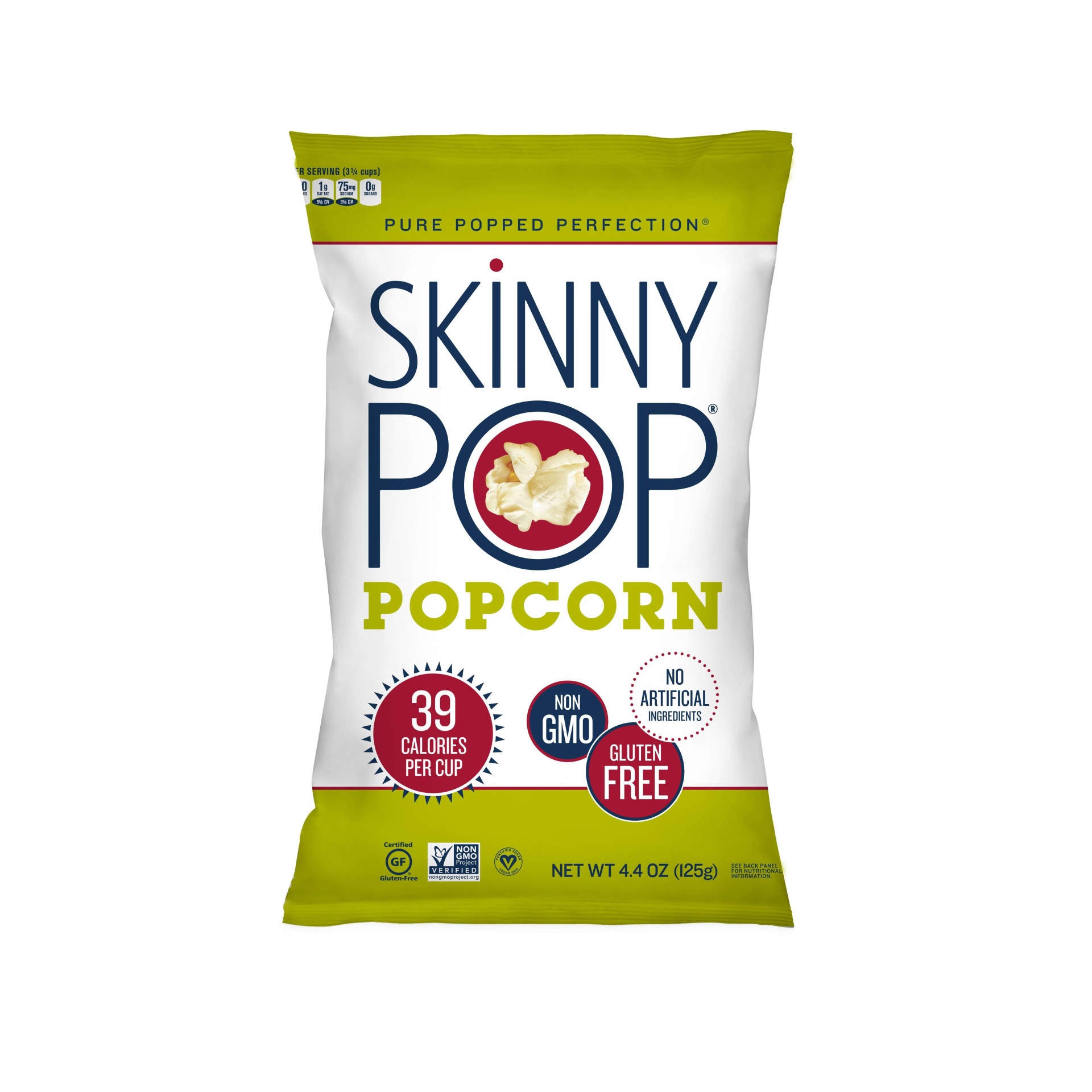 slide 1 of 1, SkinnyPop Original Popcorn, 4.4 oz