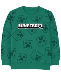 Carter's Kid Minecraft Pullover - Green Green 4