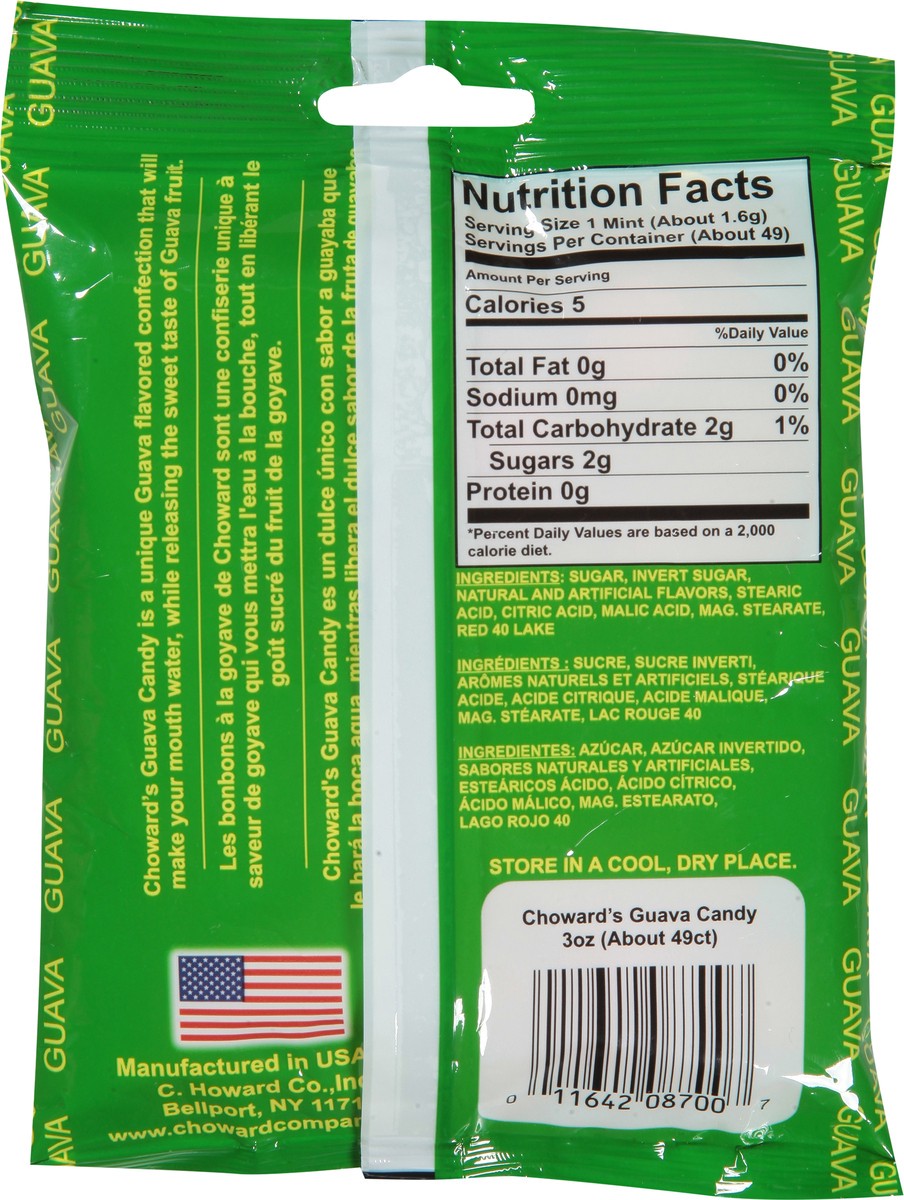 slide 5 of 14, C. Howard's Guava Flavored Candy 3 oz, 3 oz