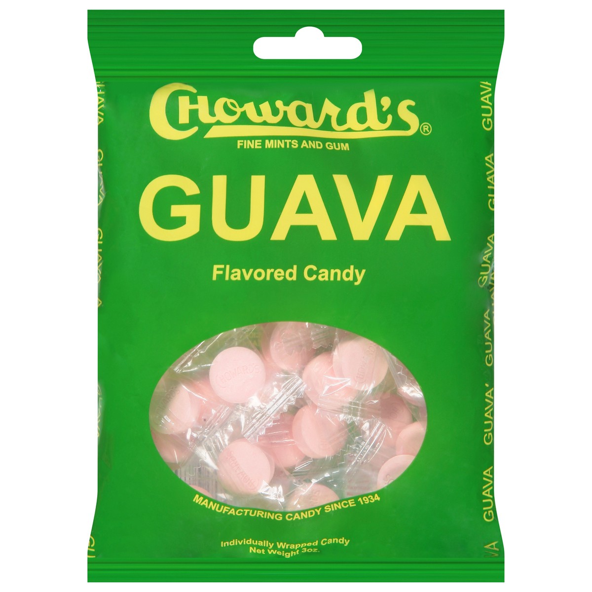 slide 1 of 14, C. Howard's Guava Flavored Candy 3 oz, 3 oz