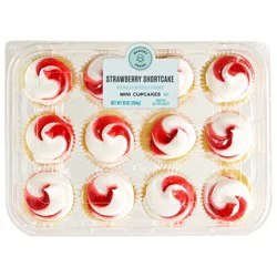Bakery Fresh Goodness Strawberry Mini Cupcakes