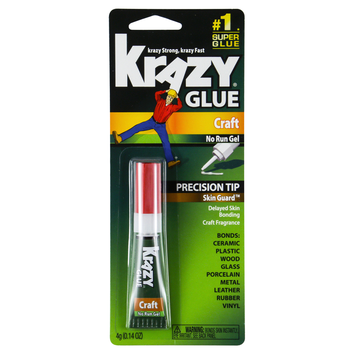 slide 1 of 2, Krazy Craft Glue Precision Tip, 14 oz