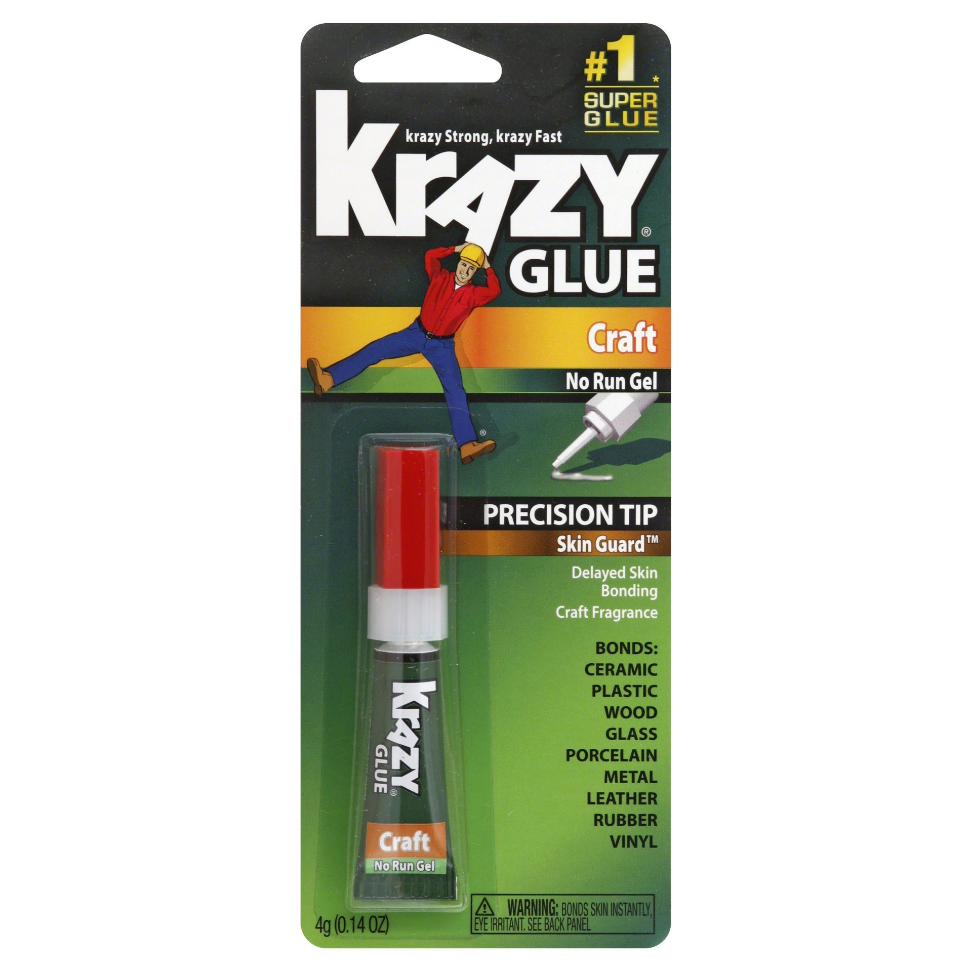 slide 1 of 2, Krazy Glue Krazy Craft Glue Precision Tip, 14 oz