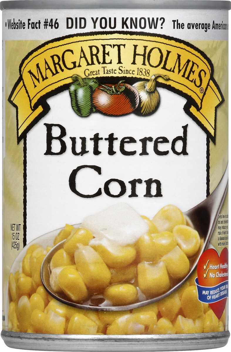 slide 3 of 6, Margaret Holmes Buttered Corn, 15 oz