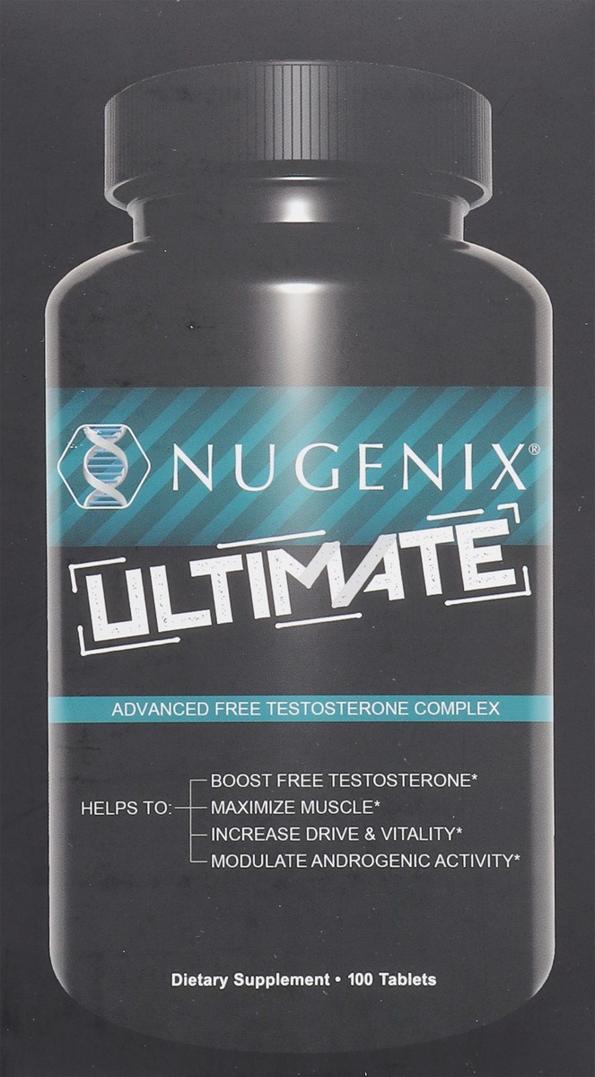 slide 14 of 14, Nugenix Ultimate Testosterone Supplement Tablets, 100 ct