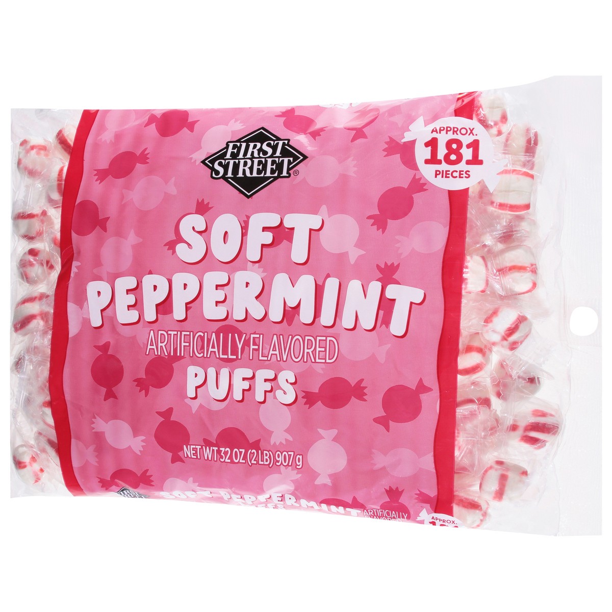 slide 3 of 4, First Street Peppermint Puffs, 32 oz