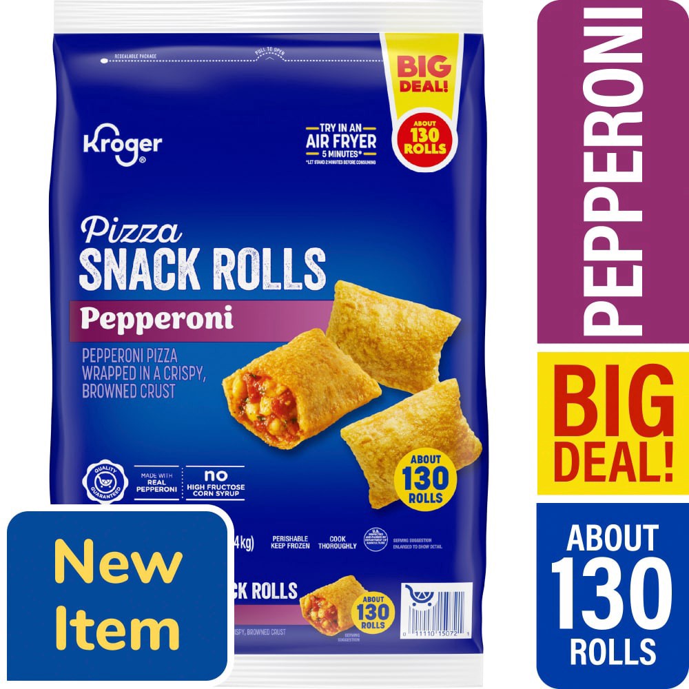 slide 1 of 1, Kroger® Pepperoni Pizza Snack Rolls BIG DEAL!, 65 oz