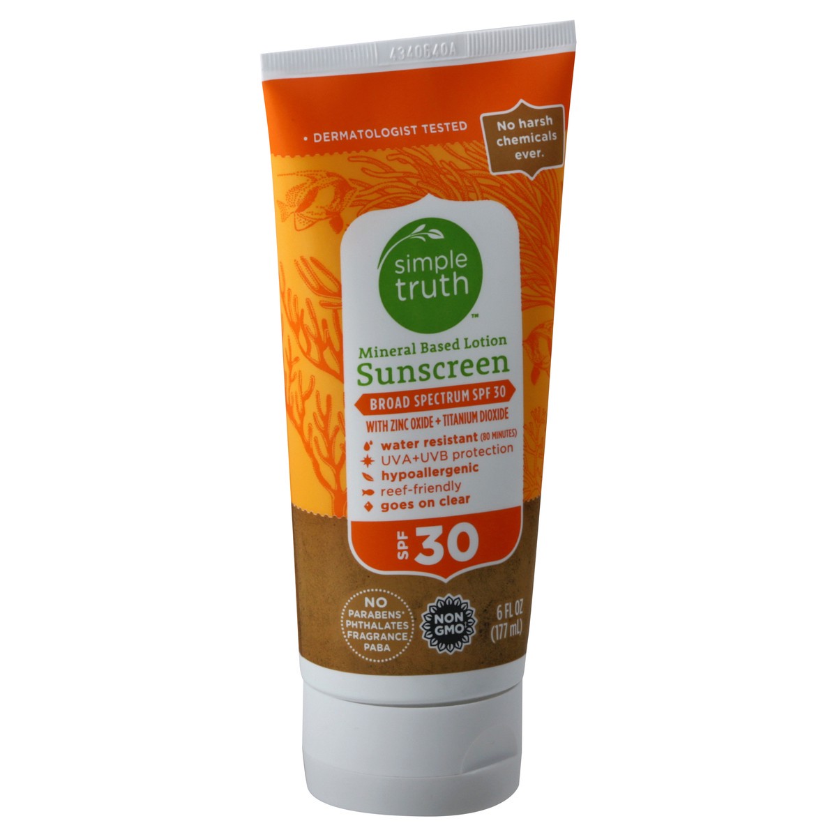 slide 7 of 11, Simple Truth Broad Spectrum SPF 30 Sunscreen Lotion 6 oz, 6 oz