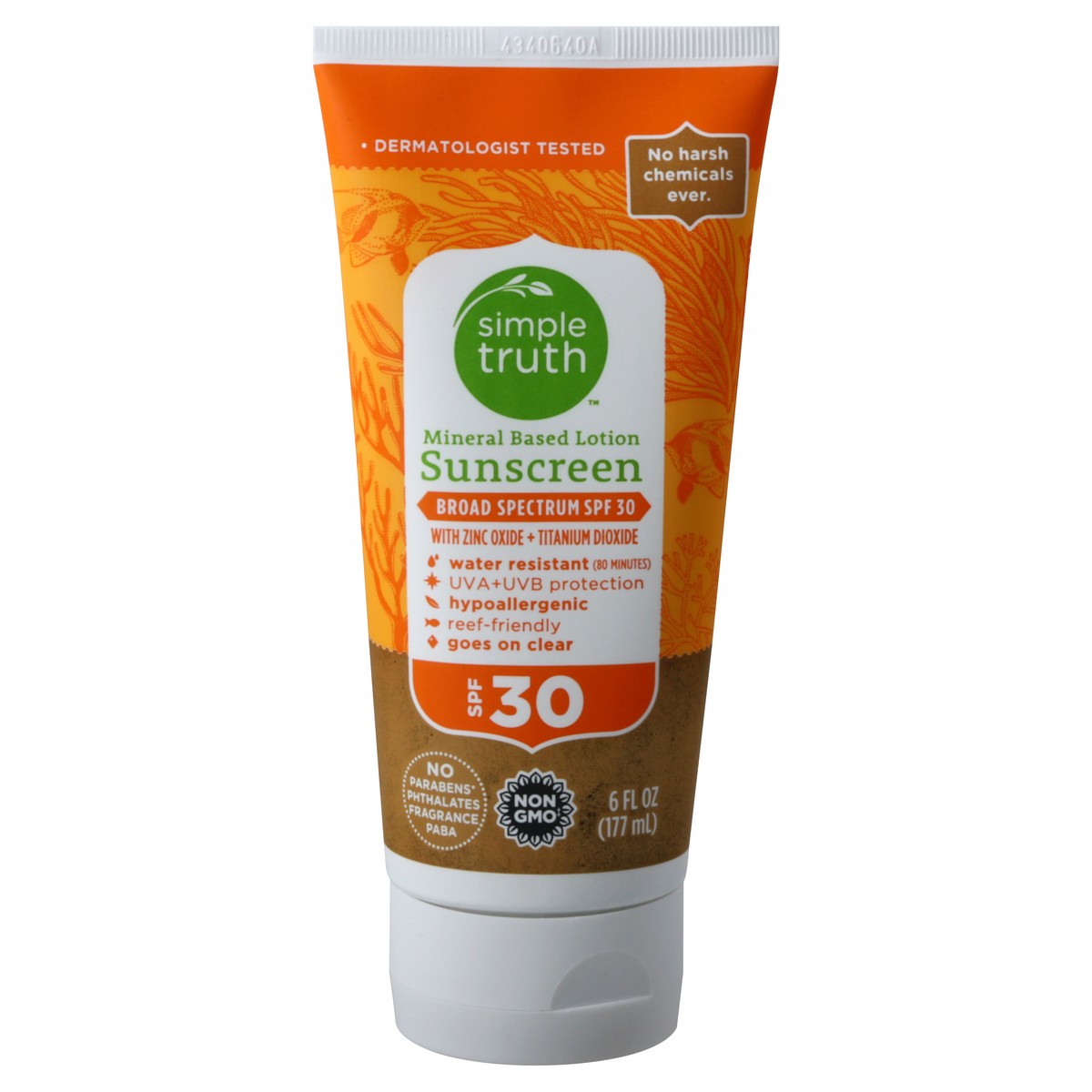 slide 1 of 11, Simple Truth Broad Spectrum SPF 30 Sunscreen Lotion 6 oz, 6 oz