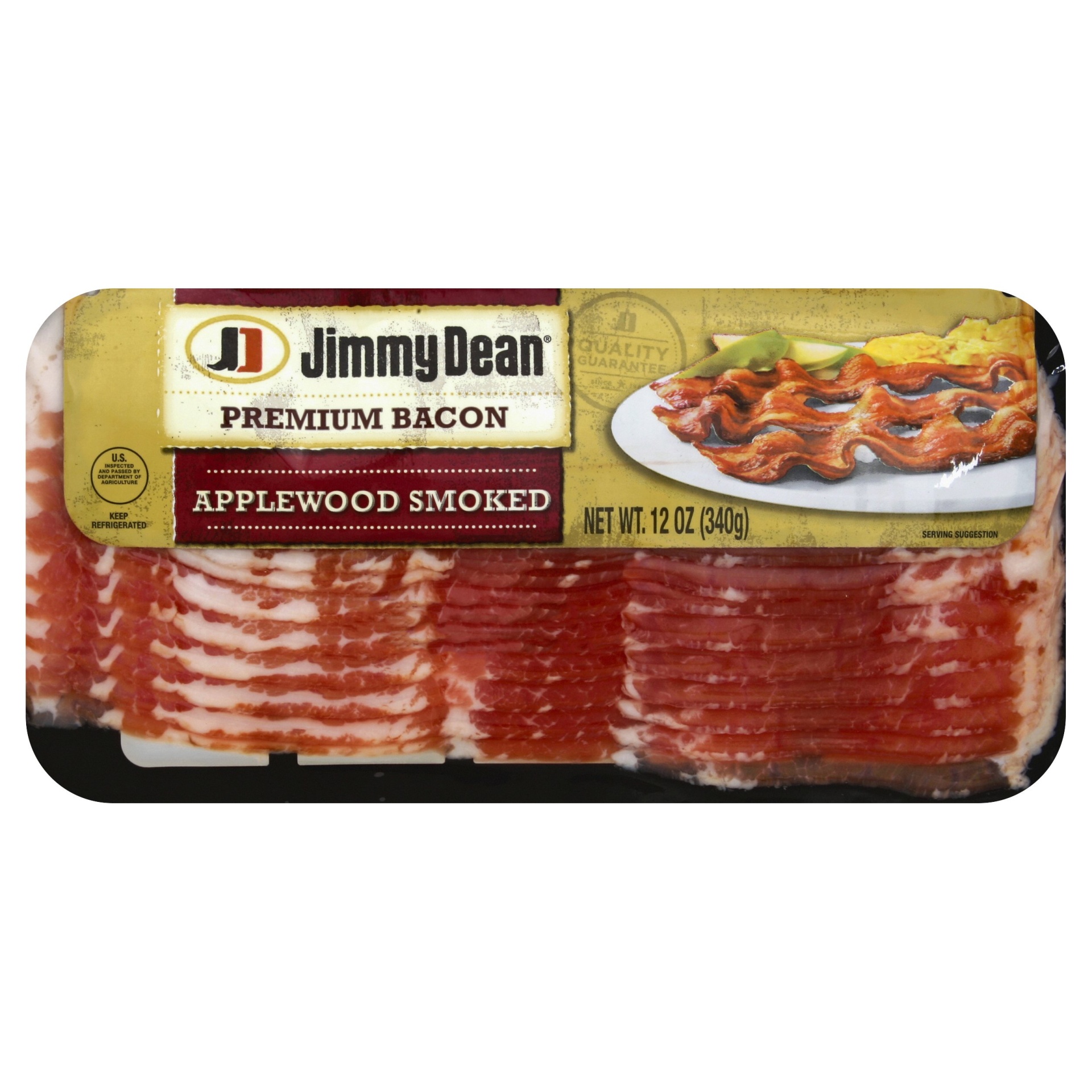 Jimmy Dean Applewood Smoked Bacon 12 oz | Shipt