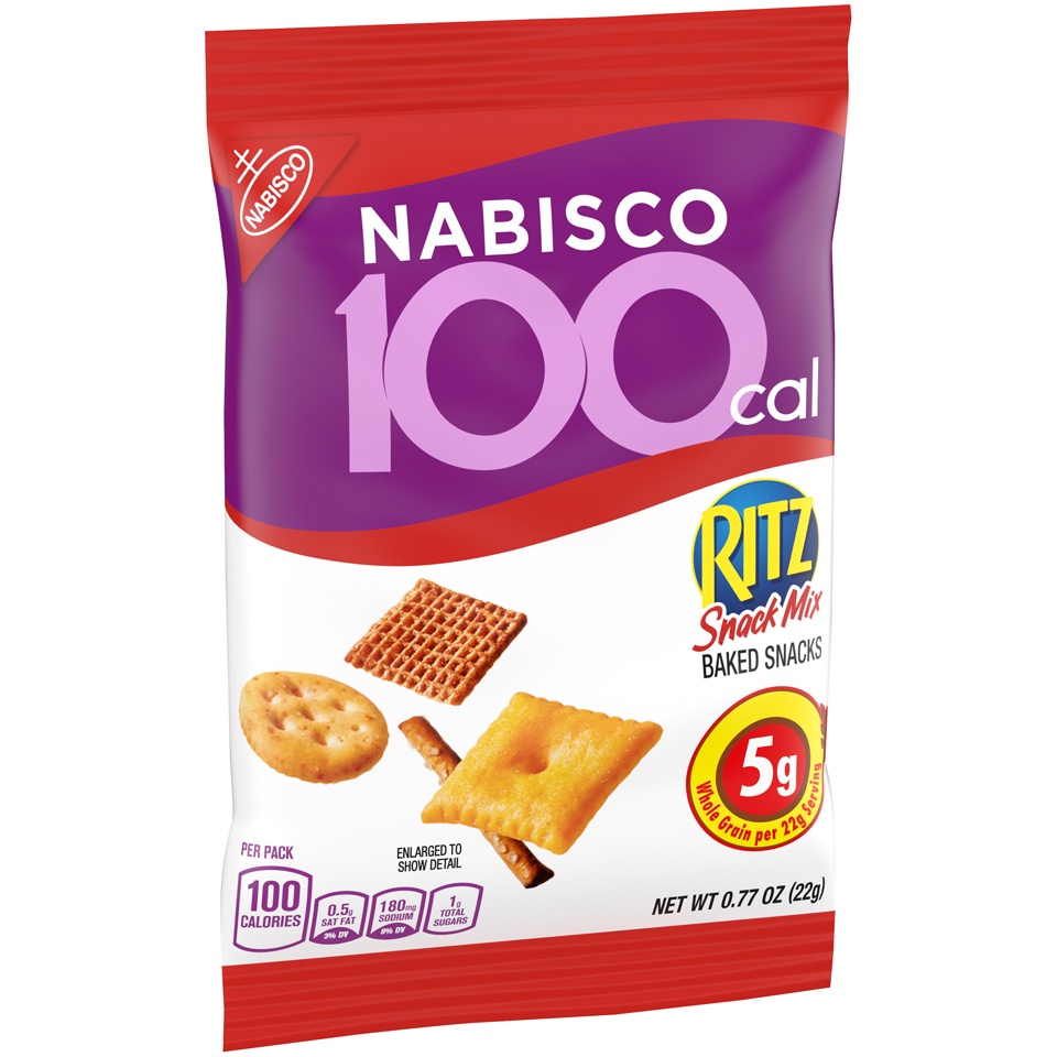 slide 3 of 6, Nabisco 100 Cal Ritz Snack, 0.77 oz