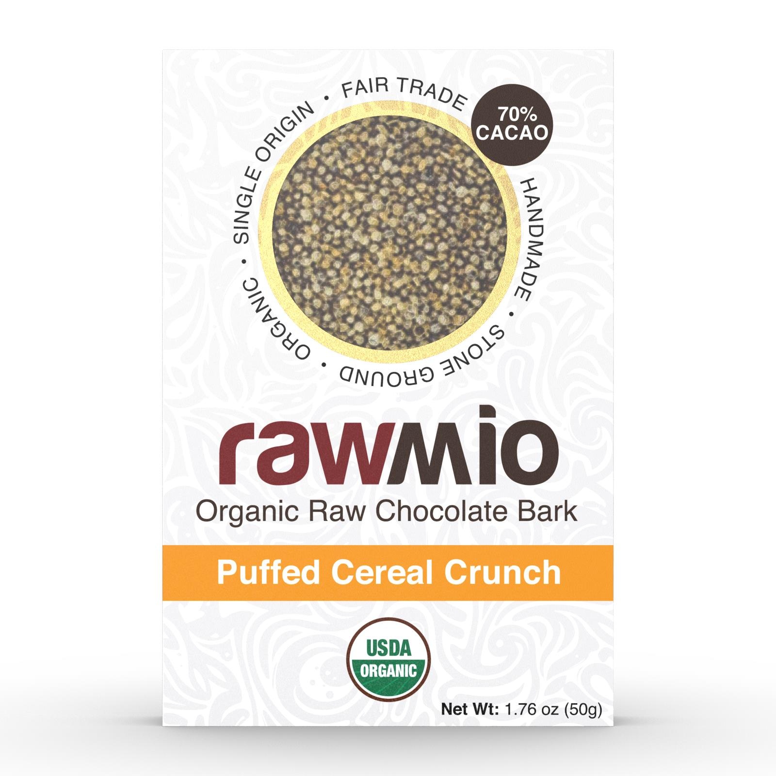 slide 1 of 1, RawMio Chocolate Bark 1.76 oz, 1.76 oz