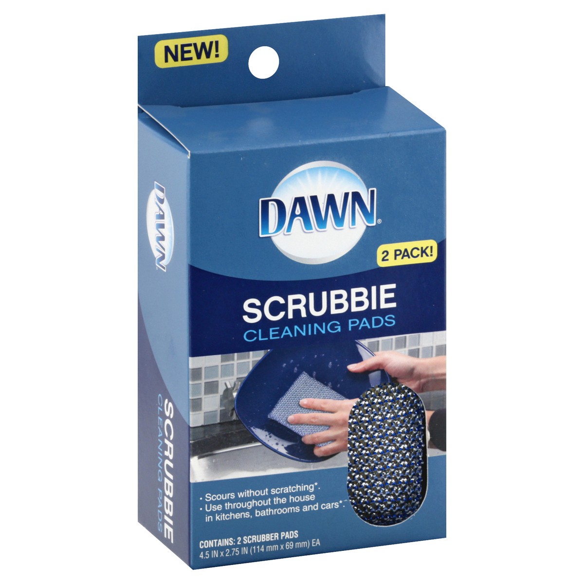 slide 2 of 9, Dawn Scrubbie Cleaning Pads, 2 ct