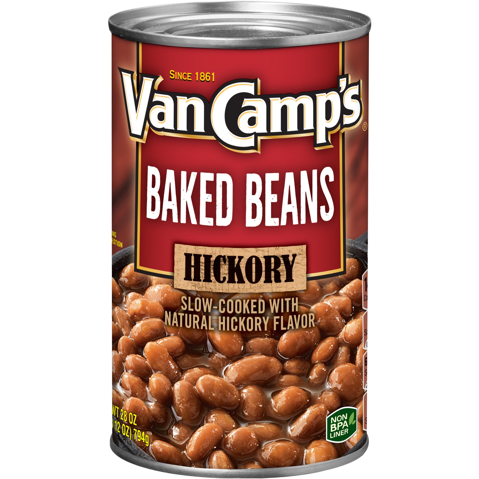 slide 1 of 3, Van Camp's Hickory Baked Beans 28 oz, 28 oz