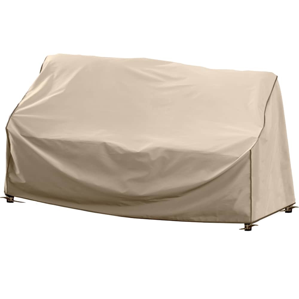 slide 1 of 1, Hd Designs Outdoors Loveseat Cover - Taupe, 84 in x 32 in x 34 in