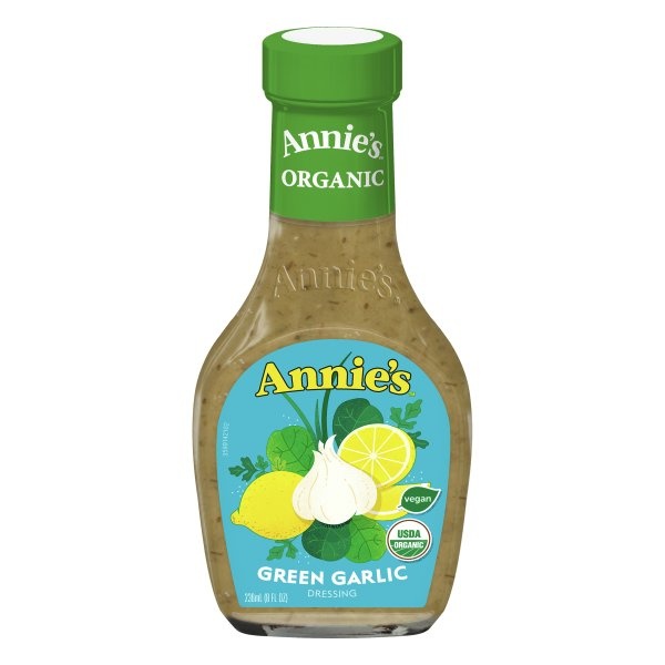 slide 1 of 1, Annie's Organic Green Garlic Dressing, 8 oz