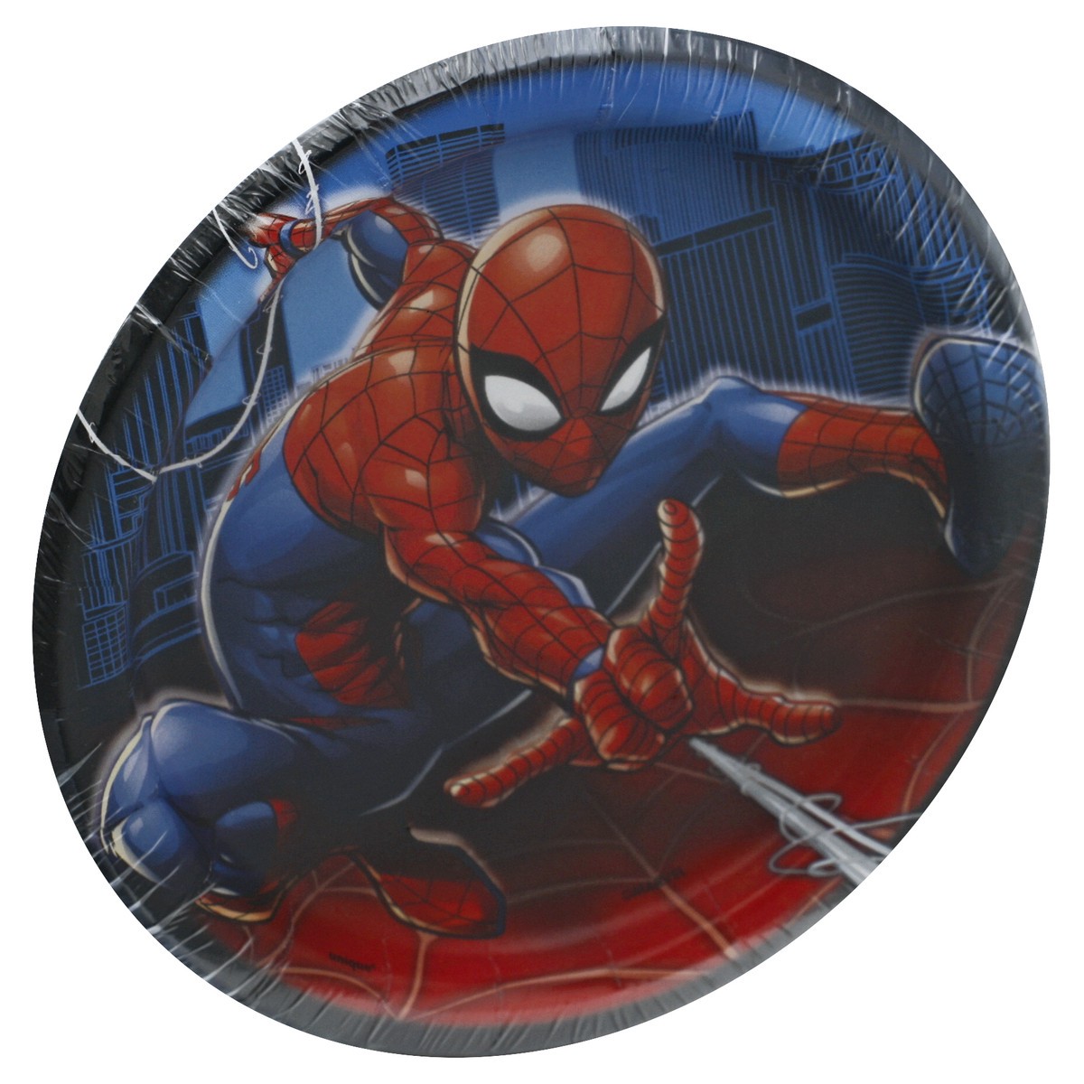 slide 6 of 9, Unique 6-3/4 Inch Marvel Spider-Man Plates 8 ea, 1 ct