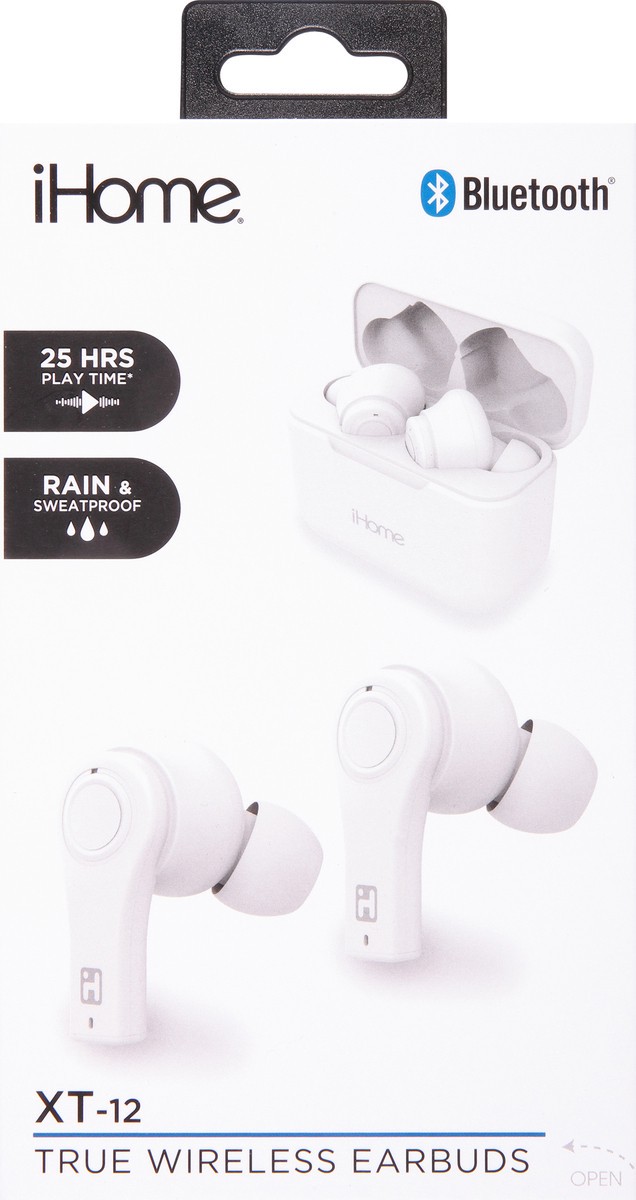 slide 1 of 9, iHome XT-12 True Wireless Earbuds 1 ea, 1 ct