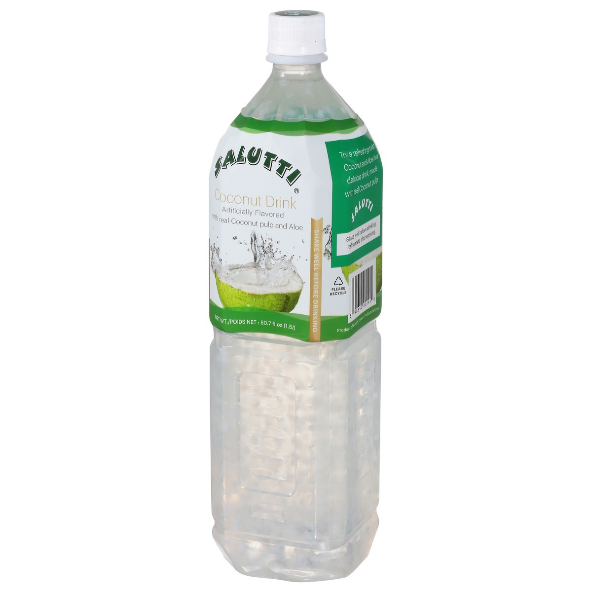 slide 4 of 9, Salutti Coconut Drink - 50.7 fl oz, 50.7 fl oz