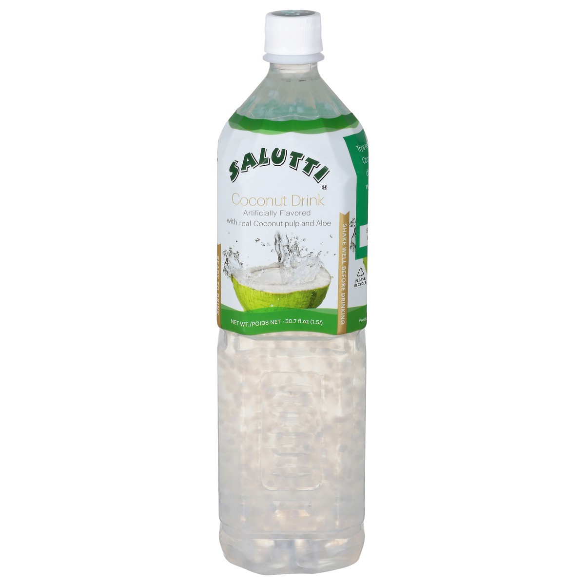 slide 1 of 9, Salutti Coconut Drink - 50.7 fl oz, 50.7 fl oz