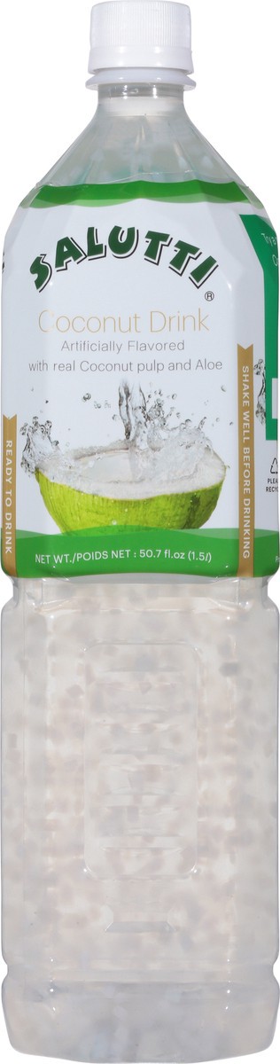 slide 9 of 9, Salutti Coconut Drink - 50.7 fl oz, 50.7 fl oz