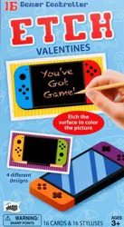 Mello Smello Gamer Valentine Card Etch