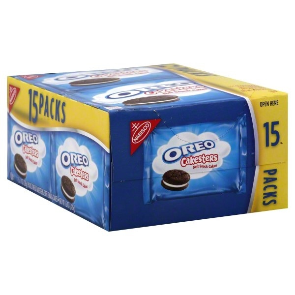 slide 1 of 1, Oreo Cakesters R-14, 15 oz