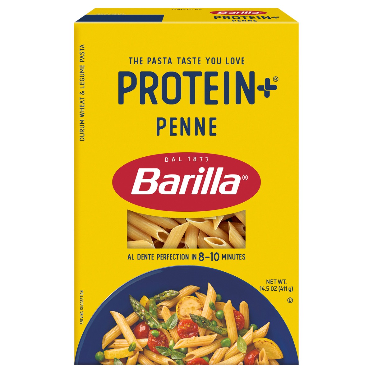 slide 1 of 9, Barilla Protein+ Penne 14.5 oz, 14.5 oz