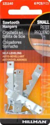 Hillman Small Self-Leveling Sawtooth Hangers