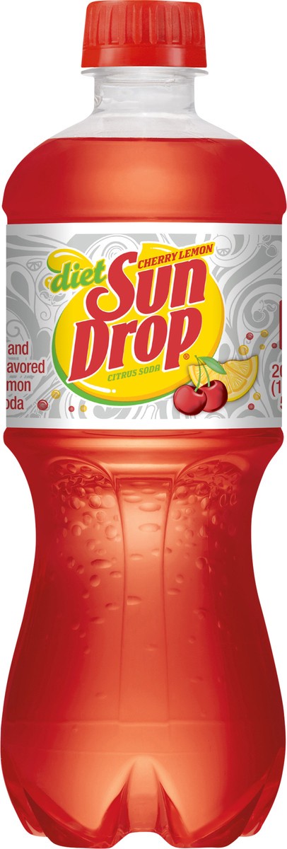 slide 6 of 11, Diet Sun Drop Cherry Lemon Soda, 20 fl oz bottle, 20 fl oz