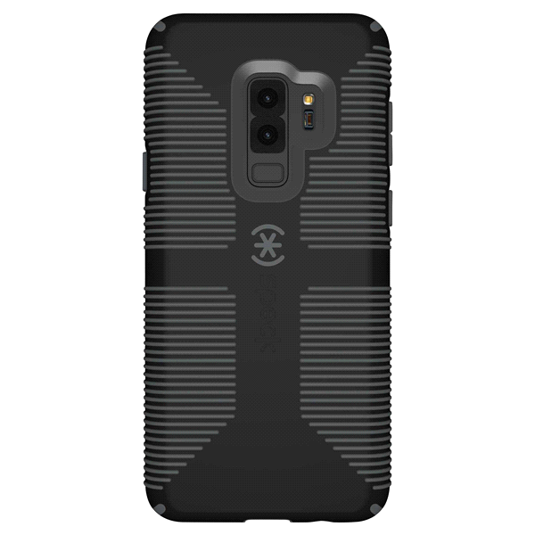 slide 1 of 1, Speck CandyShell Grip Samsung Galaxy S9+ - Black/Slate Grey, 1 ct