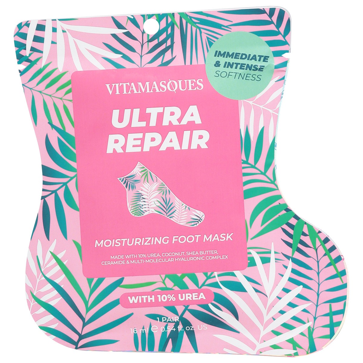 slide 1 of 14, Vitamasques Ultra Repair Moisturizing Foot Mask 1 ea, 1 ct