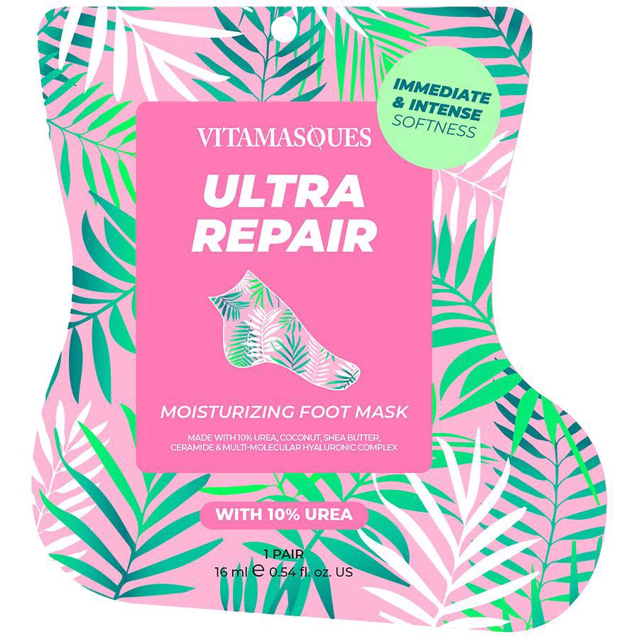 slide 1 of 1, Vitamasques Ultra Repair Moisturizing Foot Mask 1 ea, 1 ct