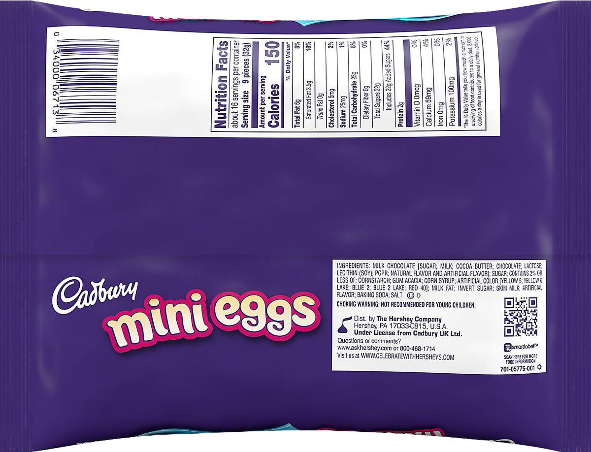 slide 5 of 5, Cadbury Mini Eggs Easter Candy, 18 oz