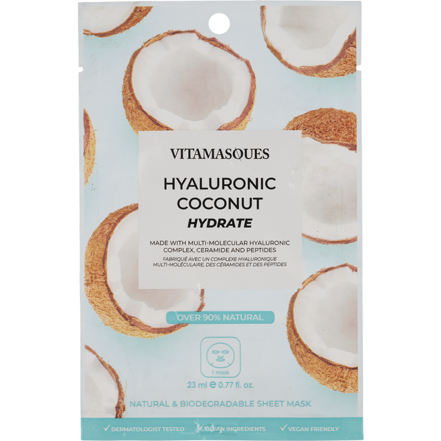 slide 1 of 1, Vitamasques Hyaluronic Coconut Hydrate Sheet Mask 1 Each, 1 ct