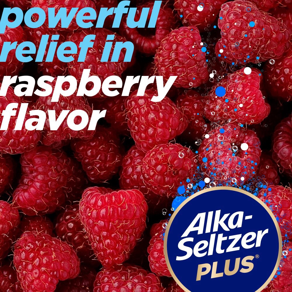slide 4 of 6, Alka-Seltzer Fizzy Chews Cough & Sore Throat Tablets, Raspberry, 24 Ct, 24 ct