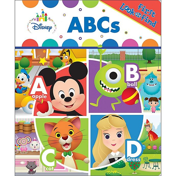 slide 1 of 1, Disney Baby My First Look and Find ABCs'' Board Book'', 1 ct