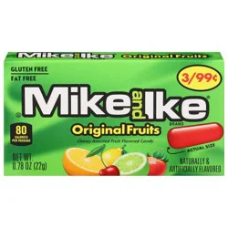 Mike and Ike Candy, Original Fruits, Chewy