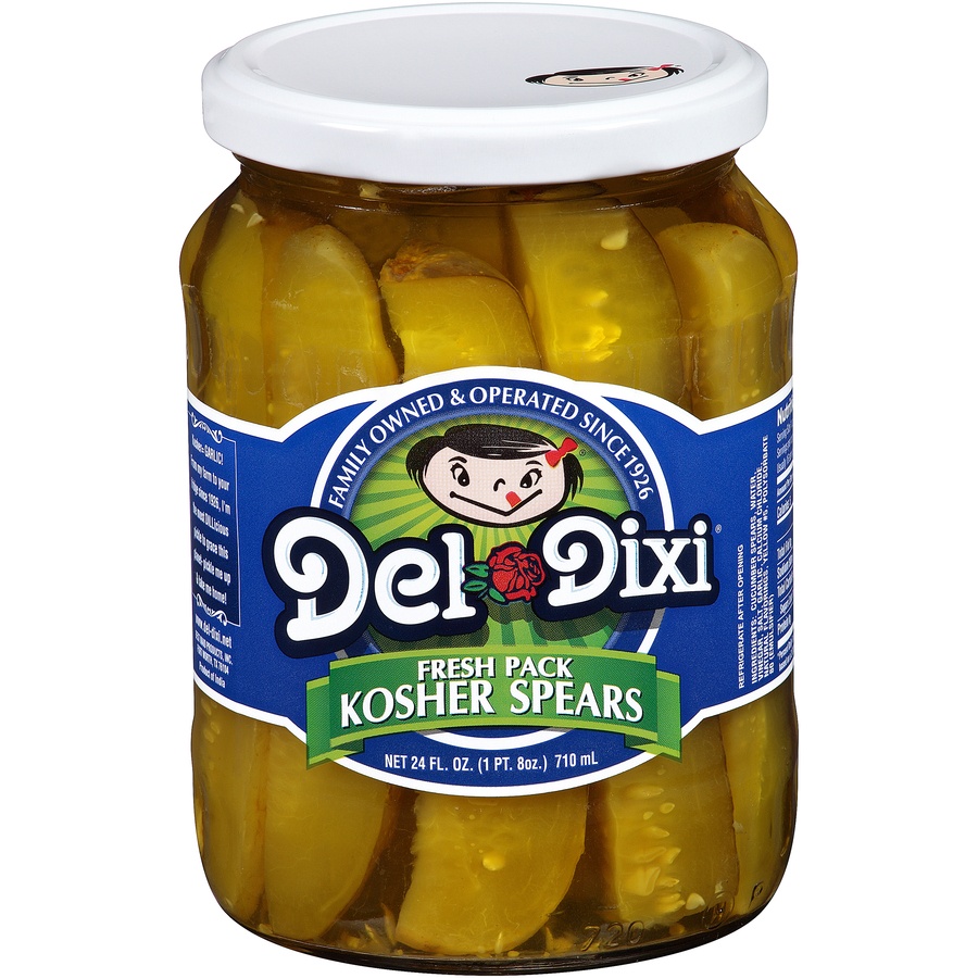 slide 1 of 5, Best Maid Del Dixi Kosher Spears, 24 oz