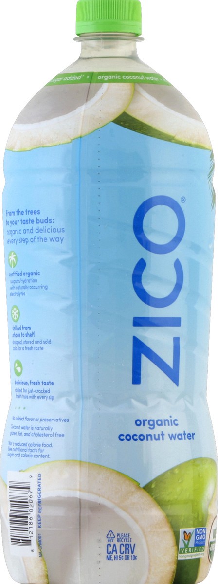 slide 5 of 5, Zico 100% Coconut Water Natural Organic - 46 fl oz, 46 fl oz