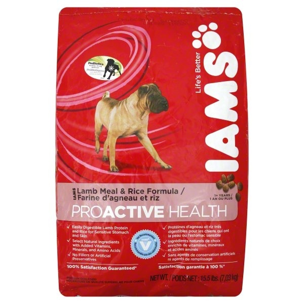slide 1 of 1, IAMS Dry Dog Food Lamb & Rice, 1 ct