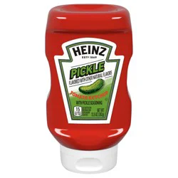 Heinz Tomato Ketchup with Pickle Seasoning, 13.5 oz Bottle