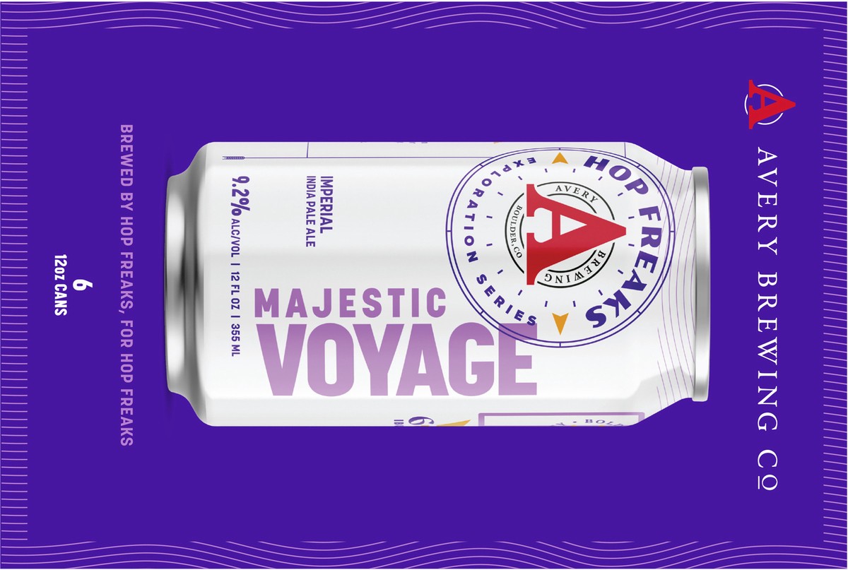 slide 6 of 11, Avery Brewing Majestic Voyage - 6 Pack 12 fl oz Cans, 6 ct