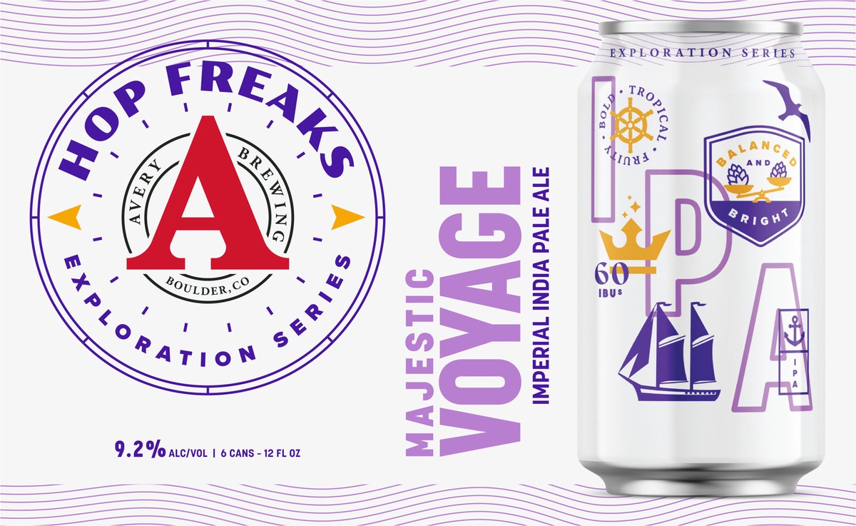 slide 5 of 11, Avery Brewing Majestic Voyage - 6 Pack 12 fl oz Cans, 6 ct