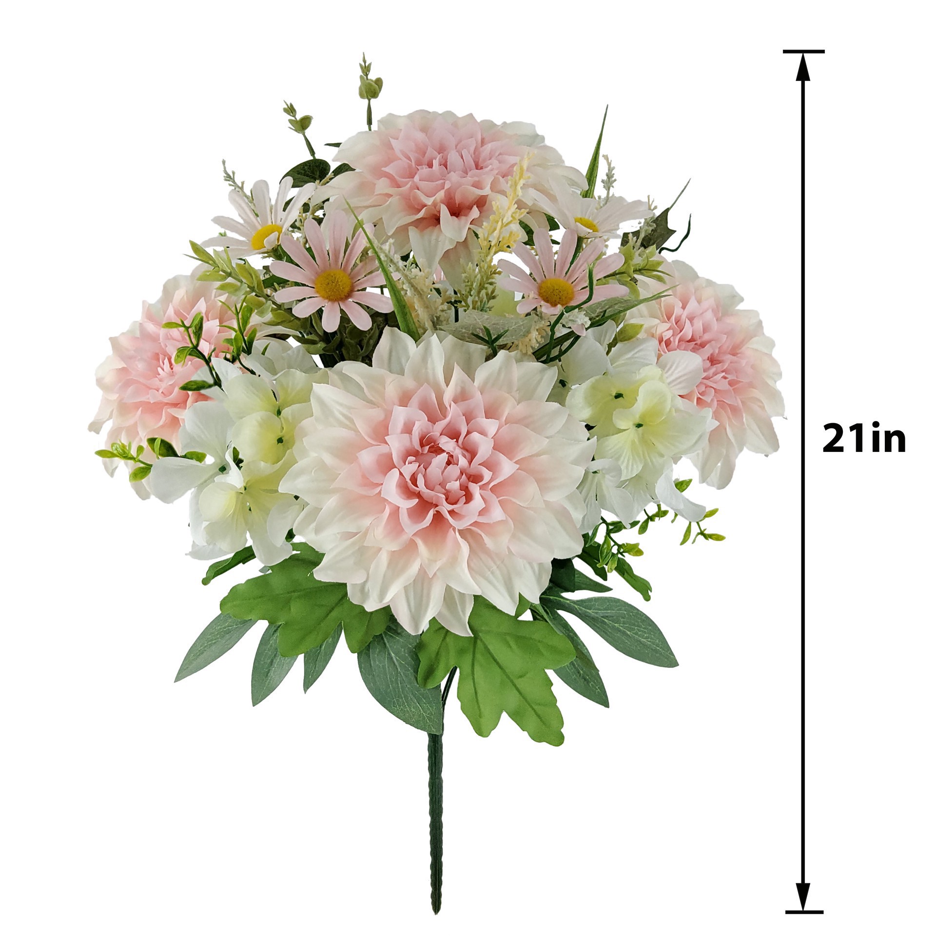 slide 3 of 3, 21" Dahlia Mix Deluxe Bush By Ashland, 21 in