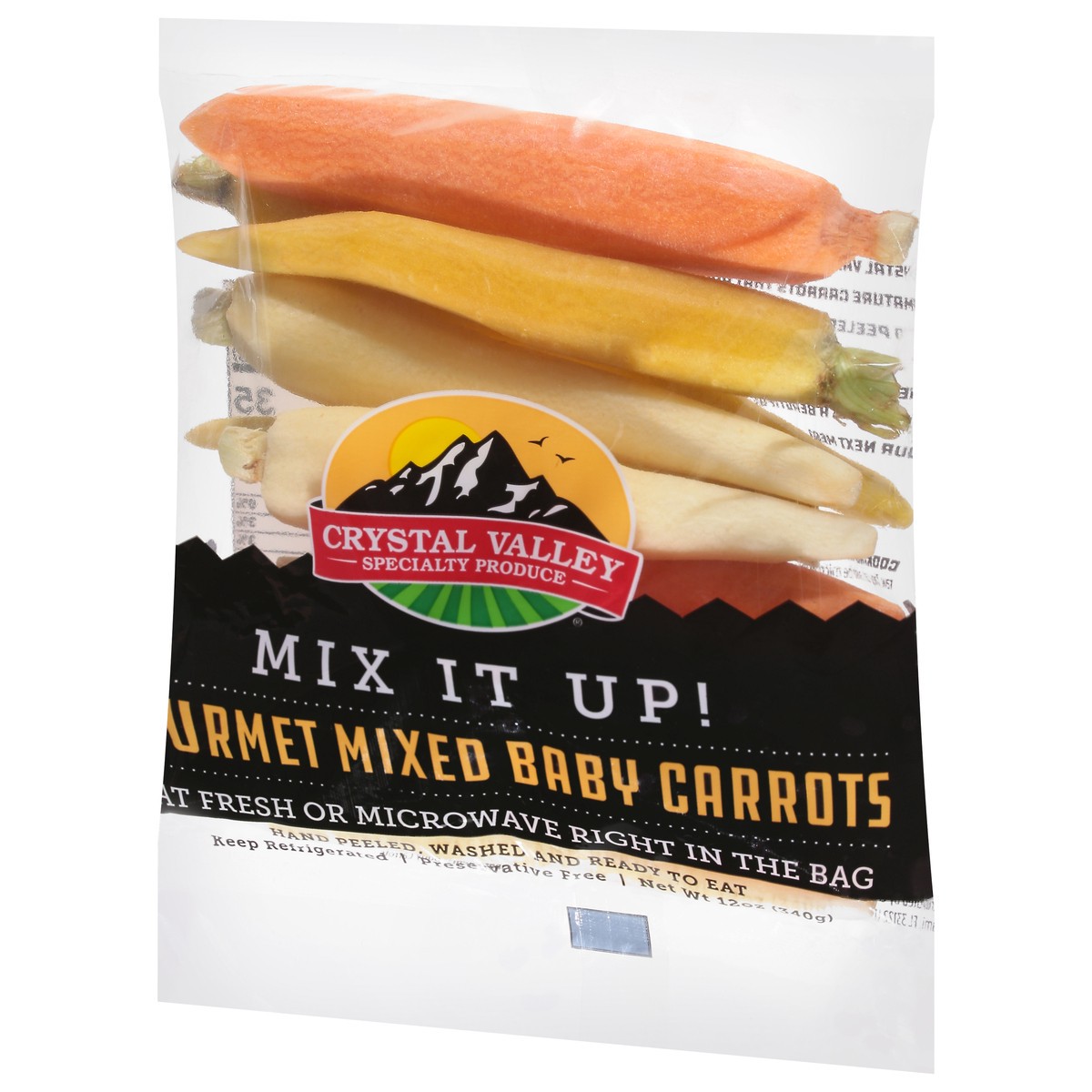 slide 7 of 9, Crystal Valley Baby Carrots, Gourmet Mixed, 12 oz