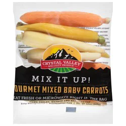 Crystal Valley Baby Carrots, Gourmet Mixed