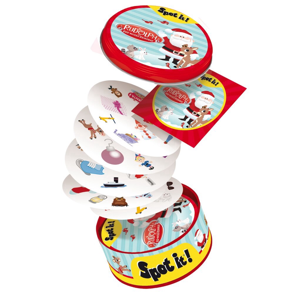 slide 2 of 3, Spot it! Rudolph Card Game, 1 ct