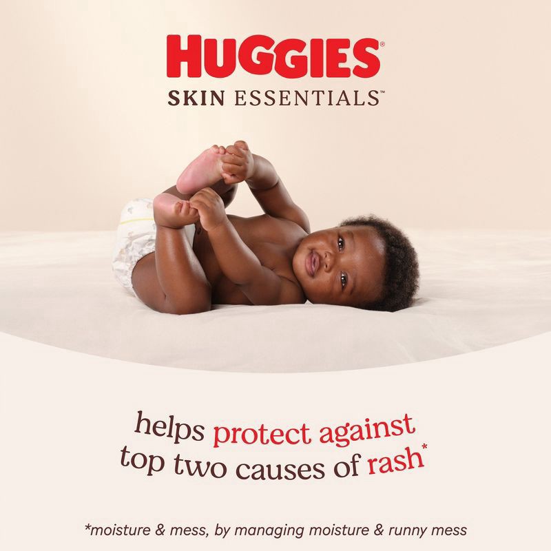 slide 5 of 7, Huggies Skin Essentials Diapers Jumbo Pack - Size 1 - 32ct, 32 ct