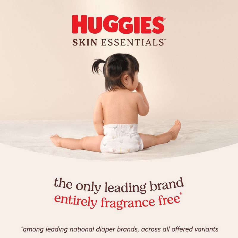 slide 7 of 7, Huggies Skin Essentials Diapers Jumbo Pack - Size 1 - 32ct, 32 ct